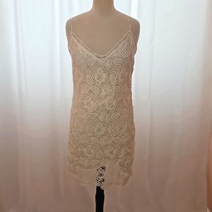 Lace Festival Boho Mini Dress NWT